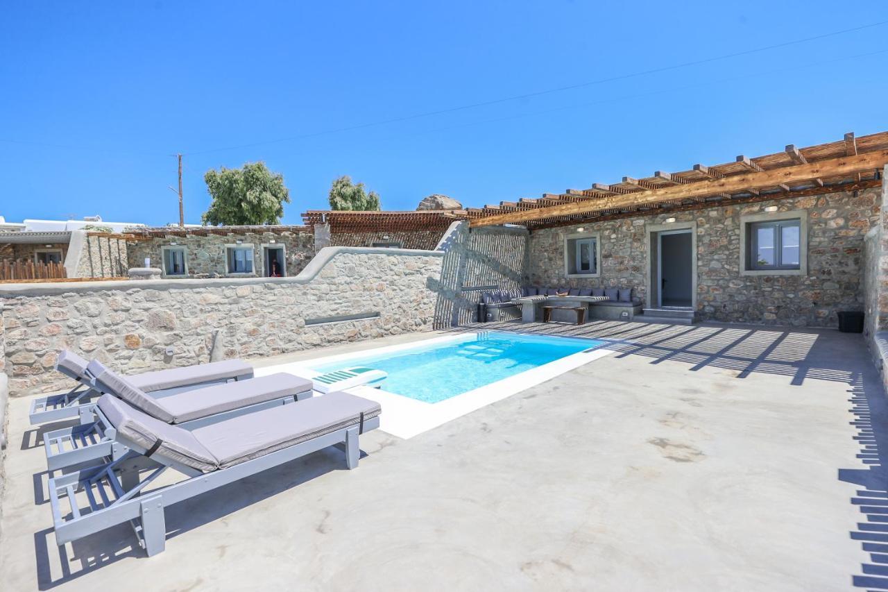 The George Villas With Private Pool, Close To Mykonos Town - Chora Eksteriør billede