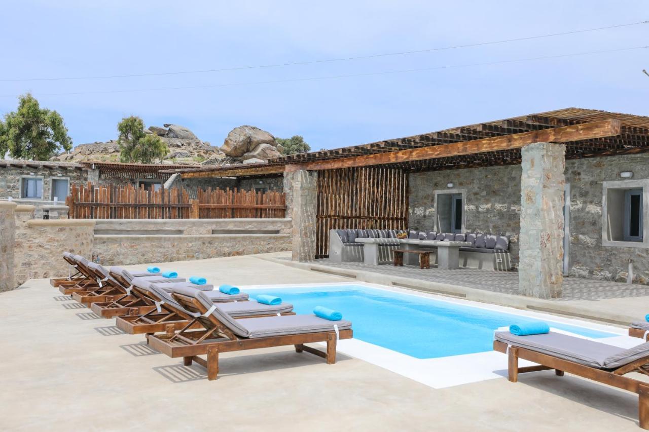 The George Villas With Private Pool, Close To Mykonos Town - Chora Eksteriør billede