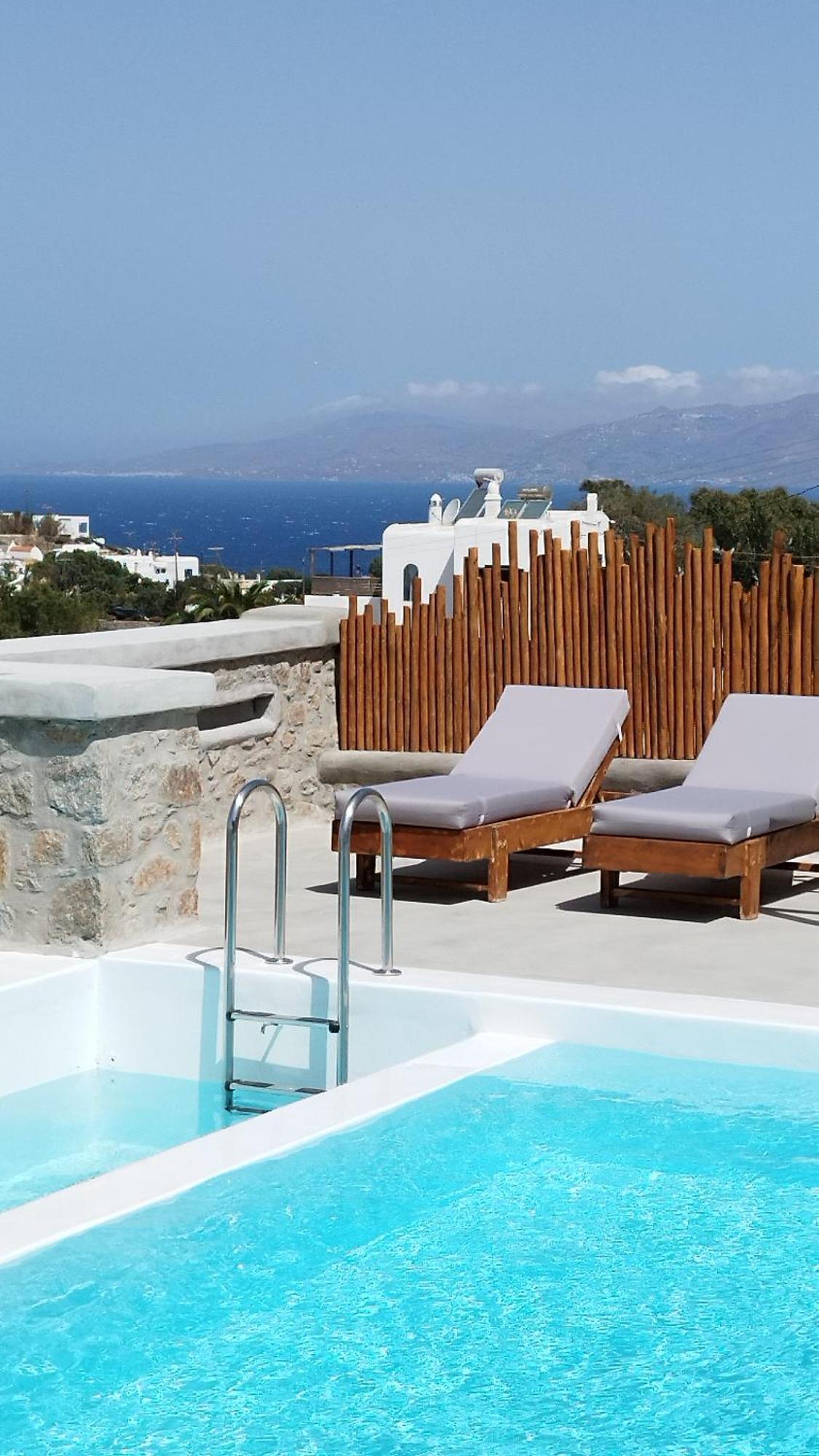 The George Villas With Private Pool, Close To Mykonos Town - Chora Eksteriør billede