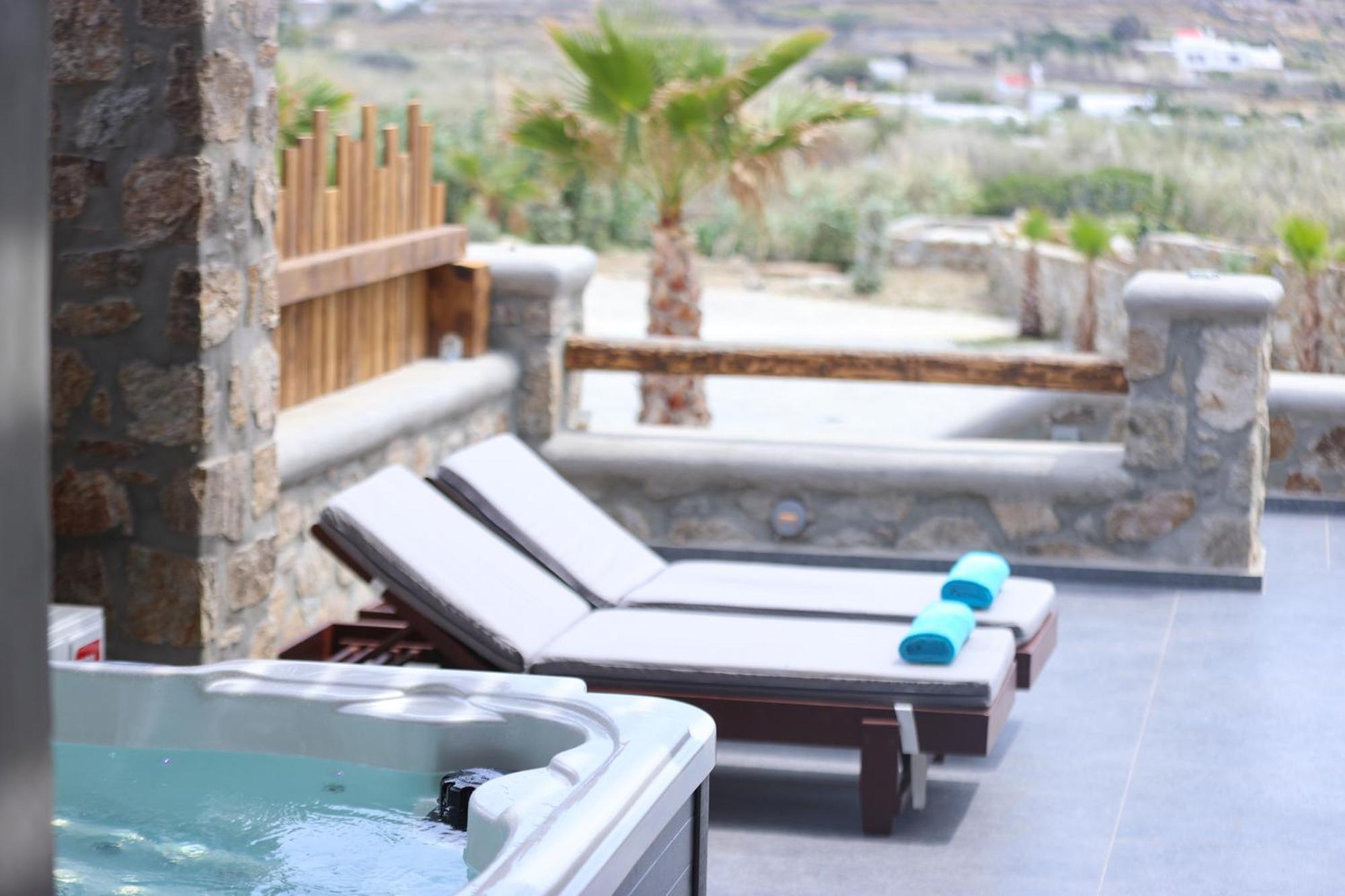 The George Villas With Private Pool, Close To Mykonos Town - Chora Eksteriør billede